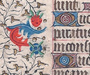 Illuminated Leaf from a Book of Hours. Paris, c. 1420