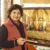 Virgin Mary Original Oil Painting - Virgen Santa by Mendoza