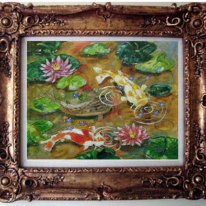 Floating - Koi II by Lilly