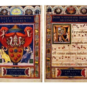 Diptych - Chant & Papal Crown, 1530 by Raymond & Herculaneo