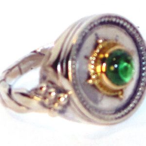 Green Tourmaline Ring by Konstantino