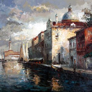 Venice Canal - Original Oil Painting