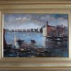 Venice Canal Scene - Original Oil Painting
