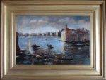 Venice Canal Scene - Original Oil Painting