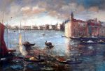 Venice Canal Scene - Original Oil Painting