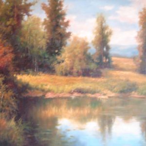 Woodland Lake - Original Oil Painting