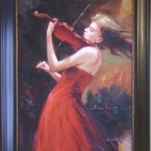 Violin on Fire by Wenolini