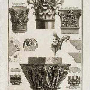 Piranesi, Tabula VII Architectural Details