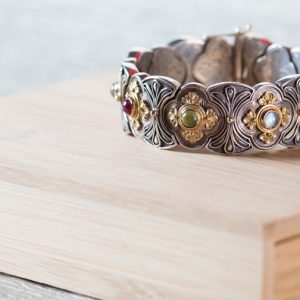 Multi-Stone Blossom Bracelet by Konstantino