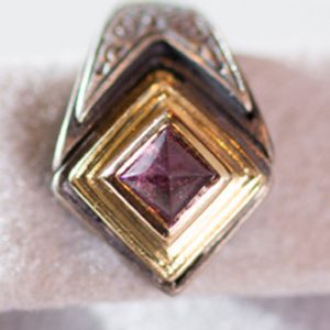Pink Tourmaline Post Earrings by Konstantino