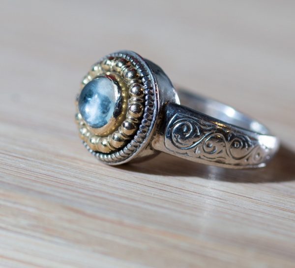 Aquamarine Ring by Konstantino