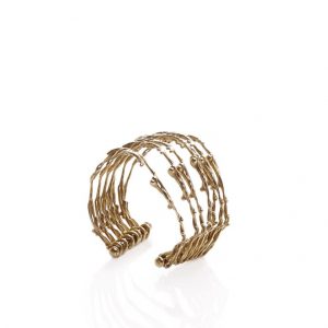 Water Waves Arm Piece Bracelet by Emilie Shapiro