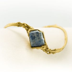 Aquamarine Bracelet - Chakra Bangle by Emilie Shapiro