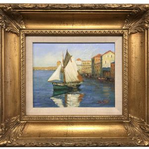 Sailboats I by J.C. Seo