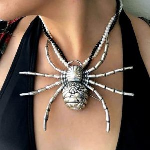Bold Spider Necklace
