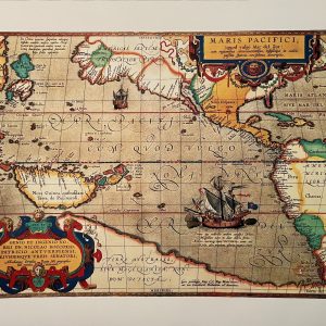 Maris Pacifici, 1589, by Abraham Ortelius
