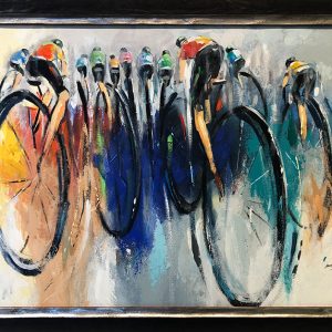 Cyclists by Huallpa
