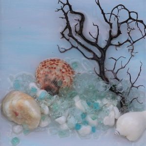 Sea Life Mixed Media I by Ellen Supple