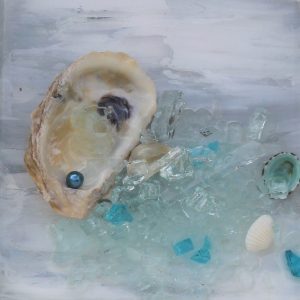 Sea Life Mixed Media II by Ellen Supple