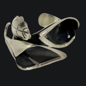 Fine Sterling Silver Calla Lily Cuff